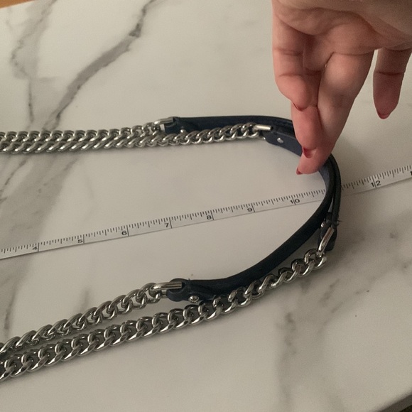 $298 Rebecca Minkoff Vintage Denim Quilted Flap Bag - Picture 7 of 10